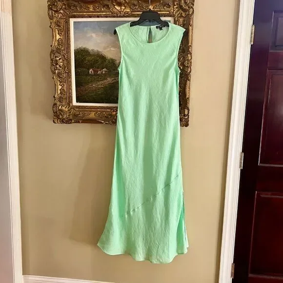 J. Crew | Dresses | Nwot Jcrew Carolyn Frosty Greenlinen Maxi Dress Size Medium | Poshmark J. Crew | Dresses | Nwot Jcrew Carolyn Frosty Greenlinen Maxi Dress Size Medium | Poshmark